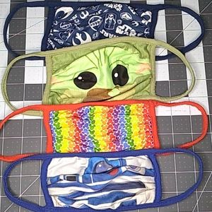 4 Adult Disney Face Masks